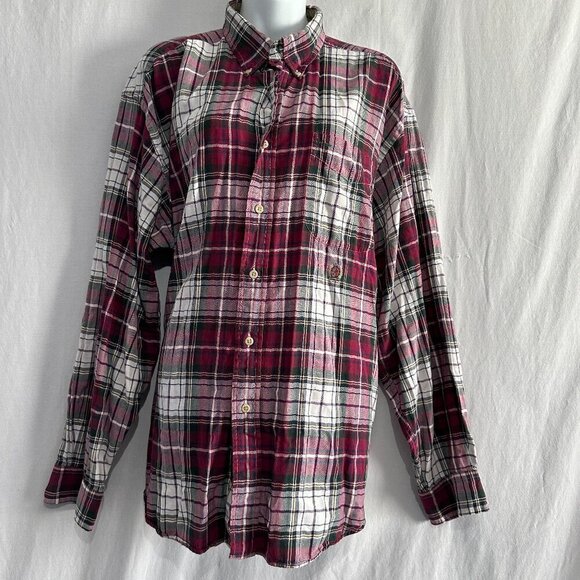 Tommy Hilfiger Tops - Tommy Hilfiger Womens Plaid Button down long sleeve shirt, size XL